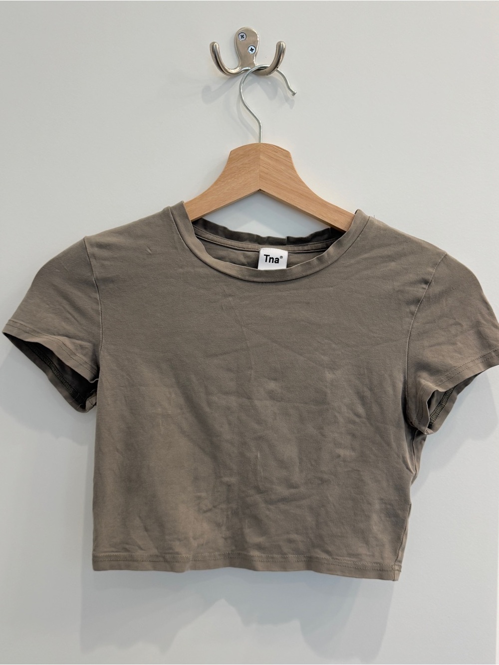 TNA Olive Crop Crew Tee